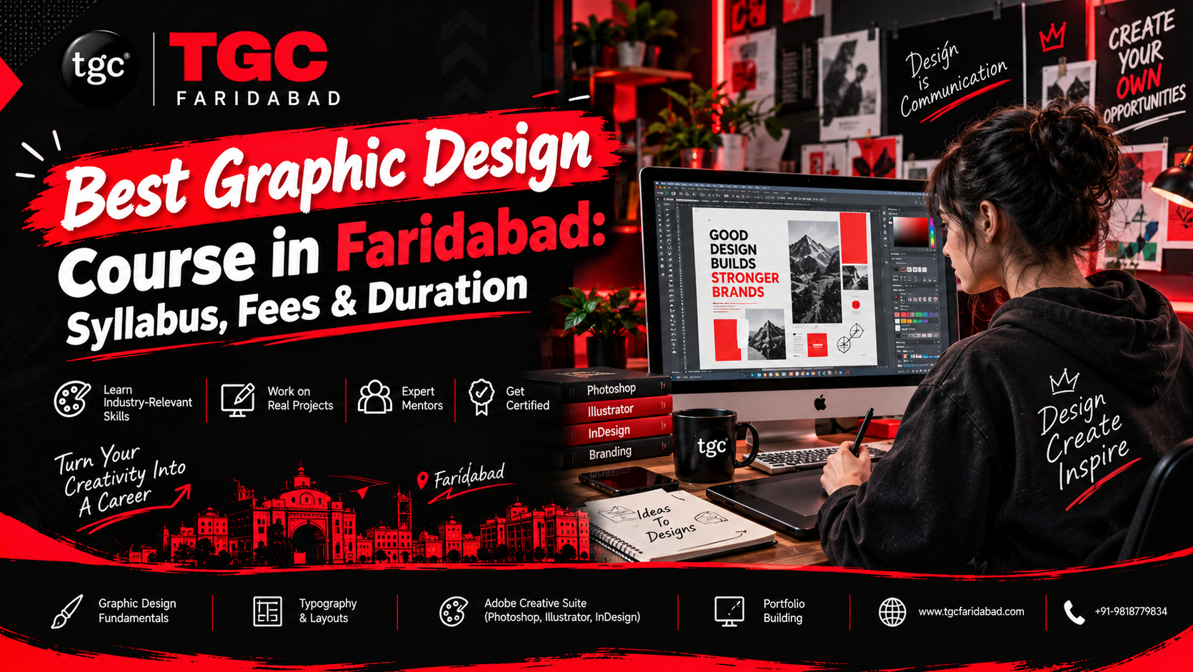 Best Graphic Design Course in Faridabad: Syllabus, Fees & Duration